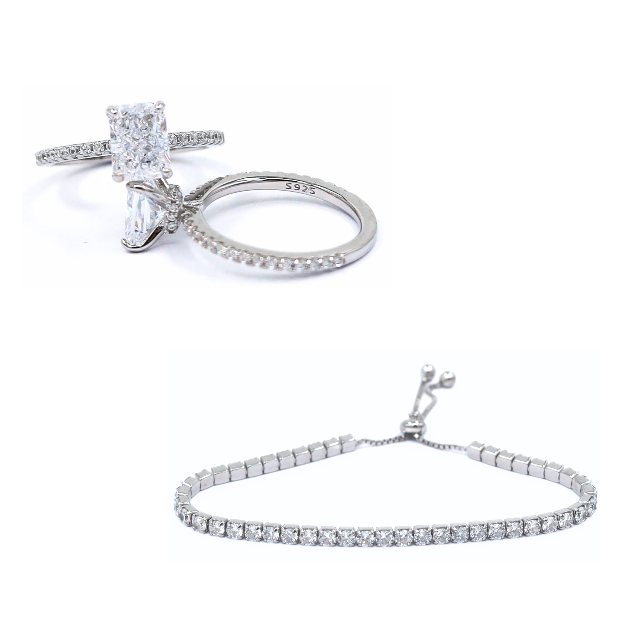 Anello e Bracciale - Il Set Tennis