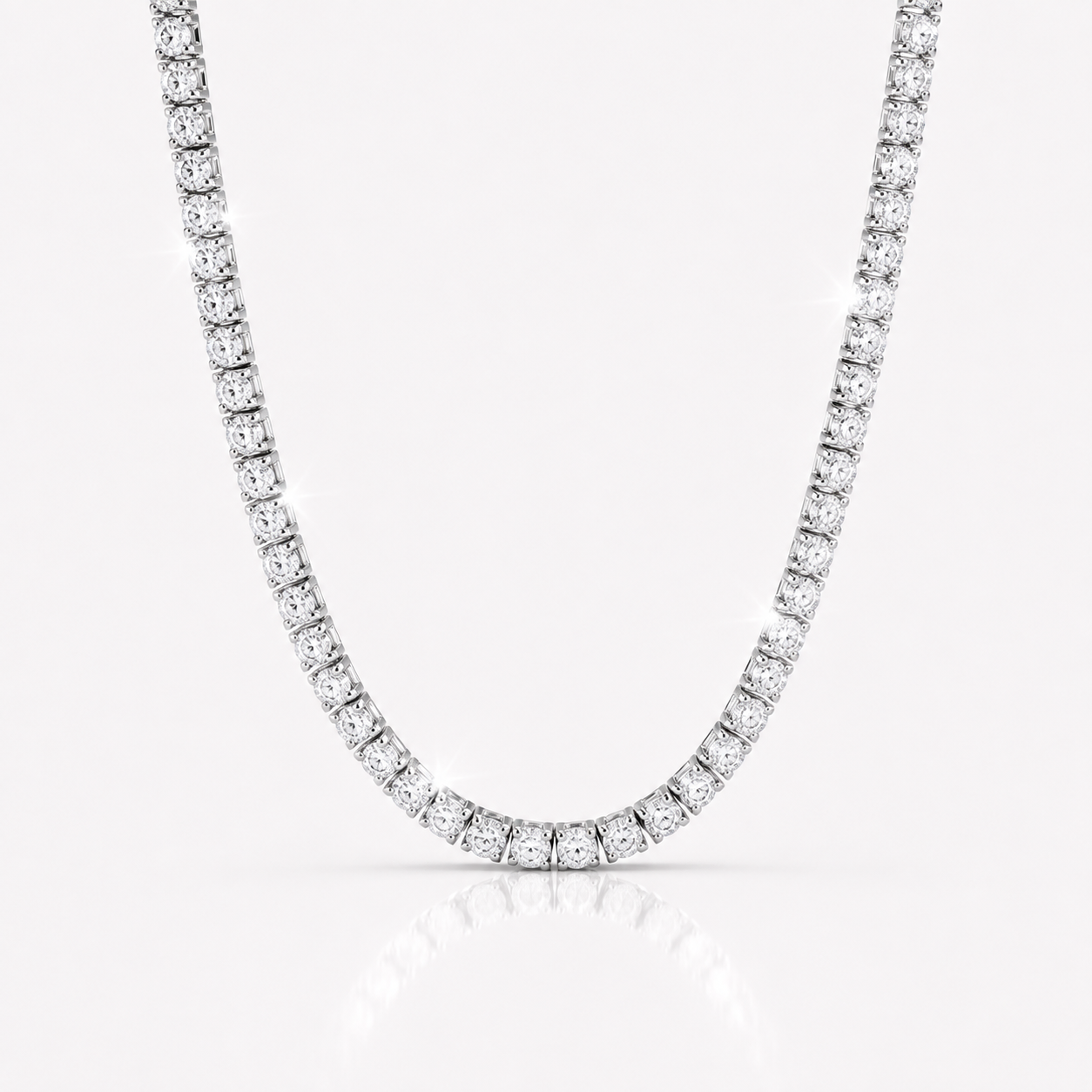 Tennis necklace - 4mm
