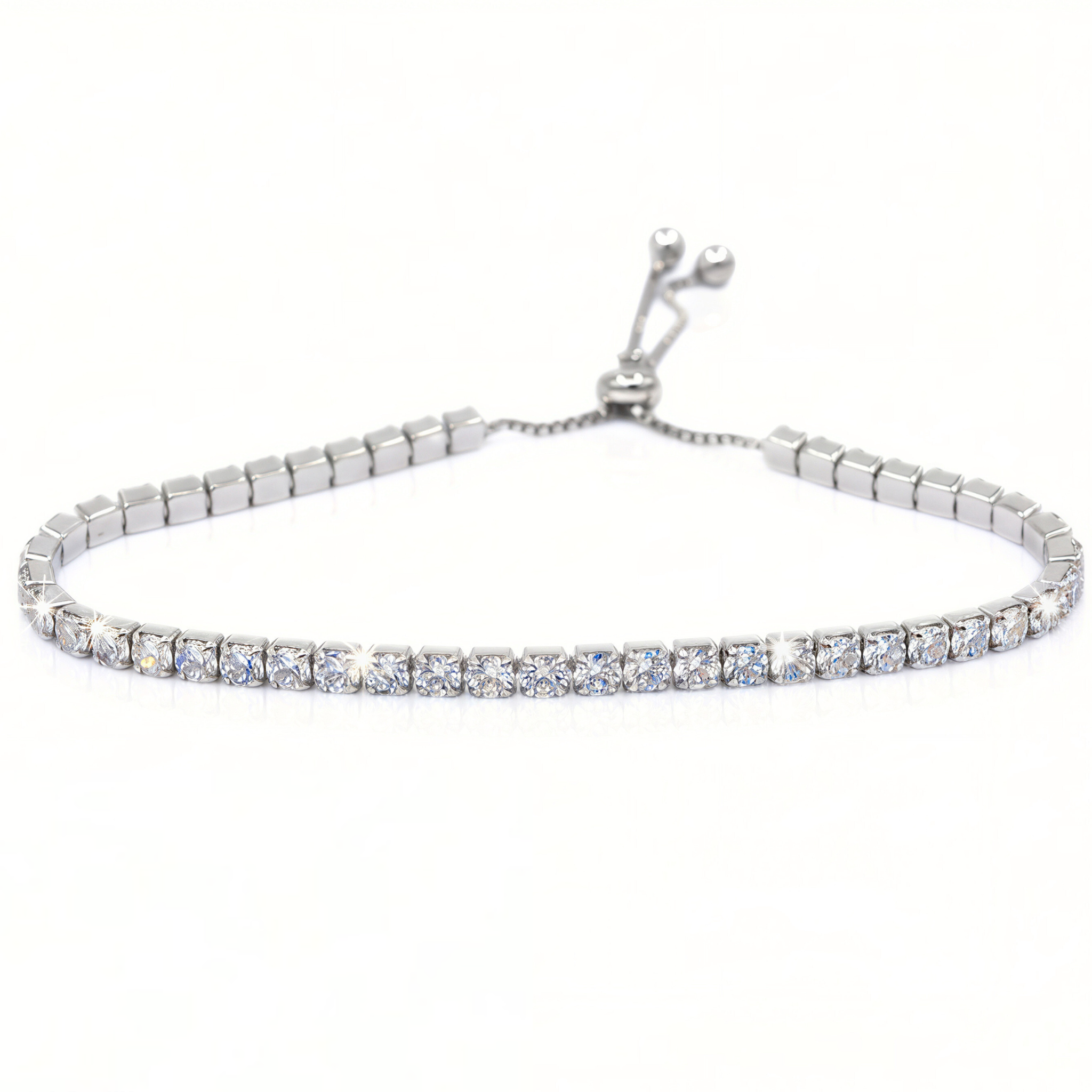 Tennis Bracelet Bijou in Silver