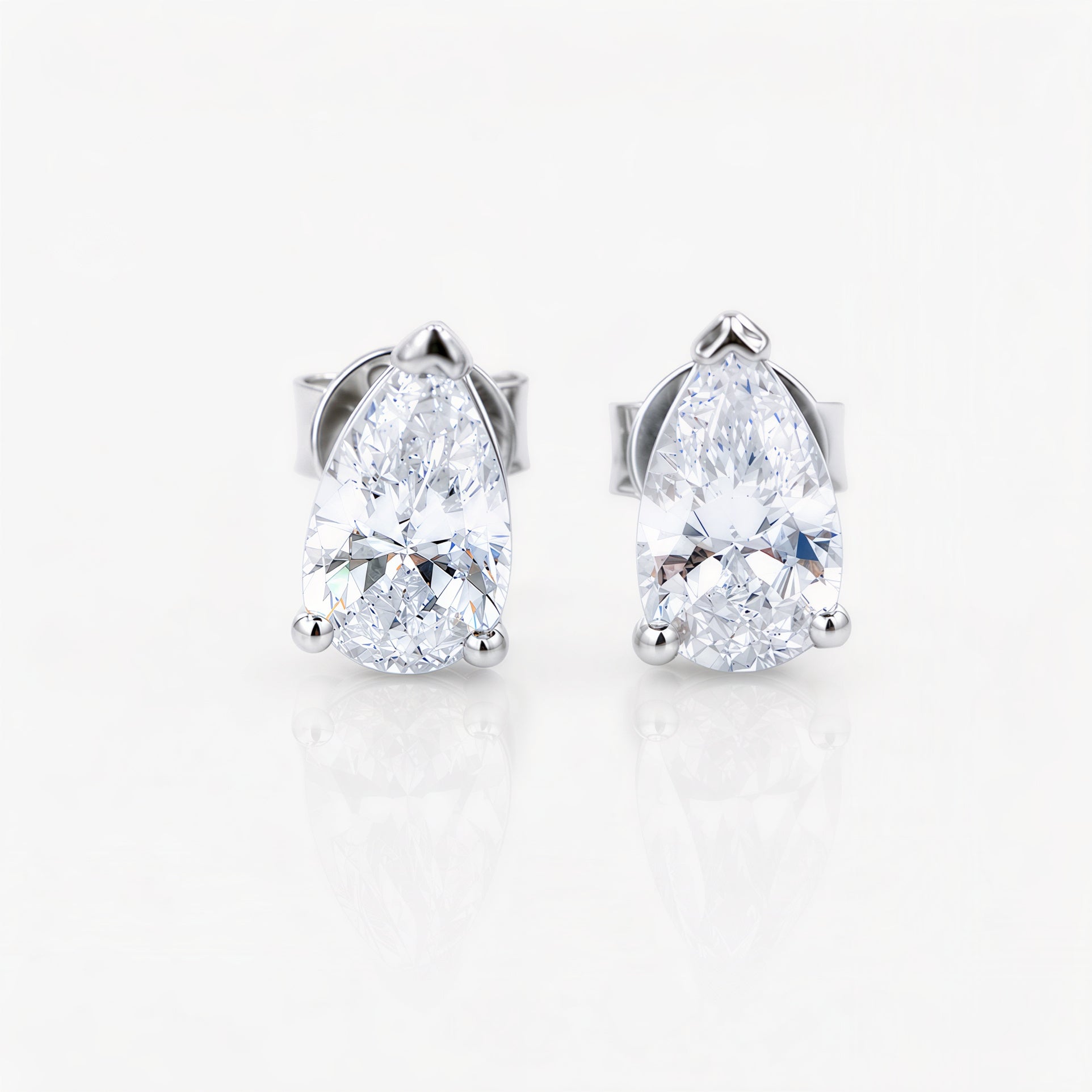 Waterdrop stud earrings