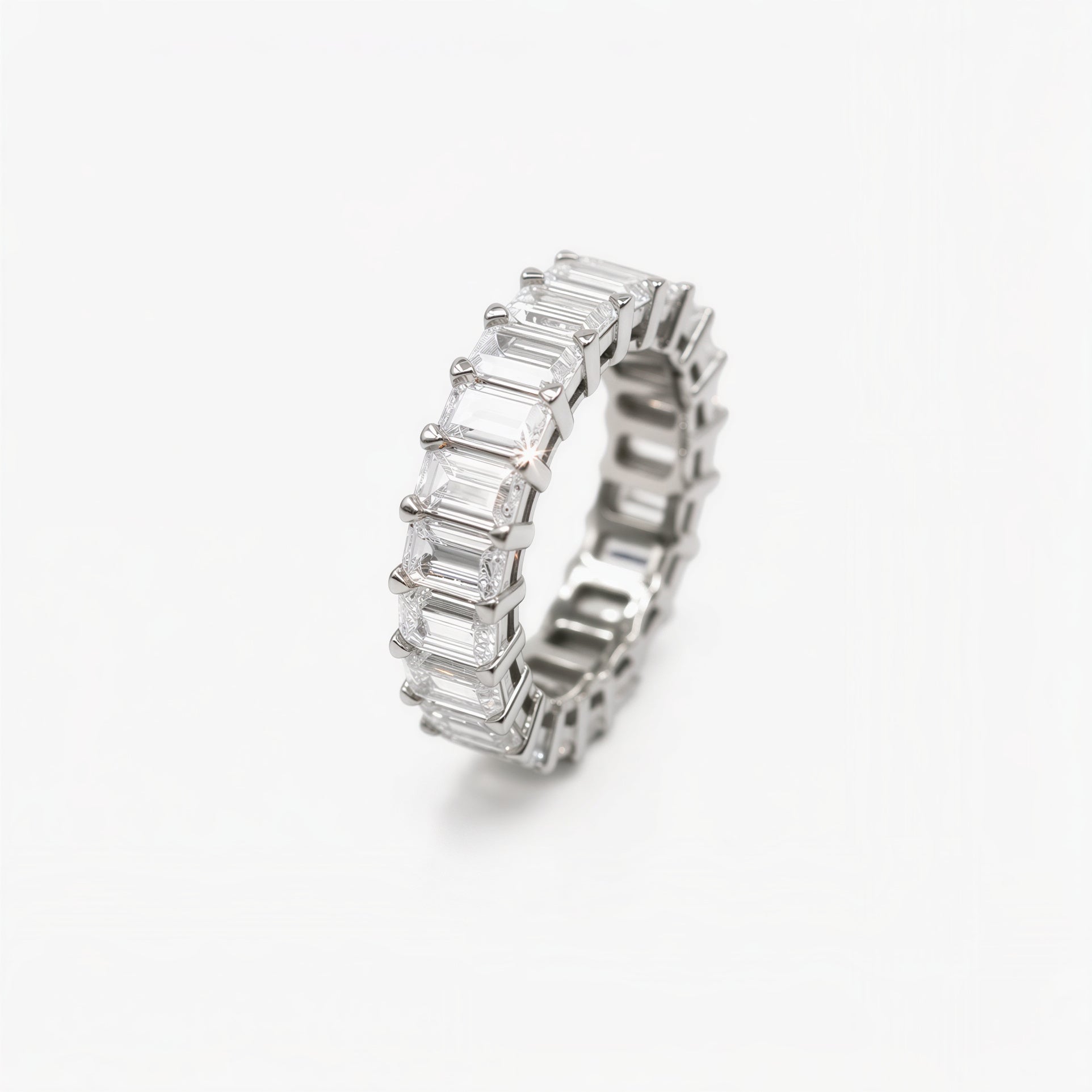 Crystal Garden Silver Ring