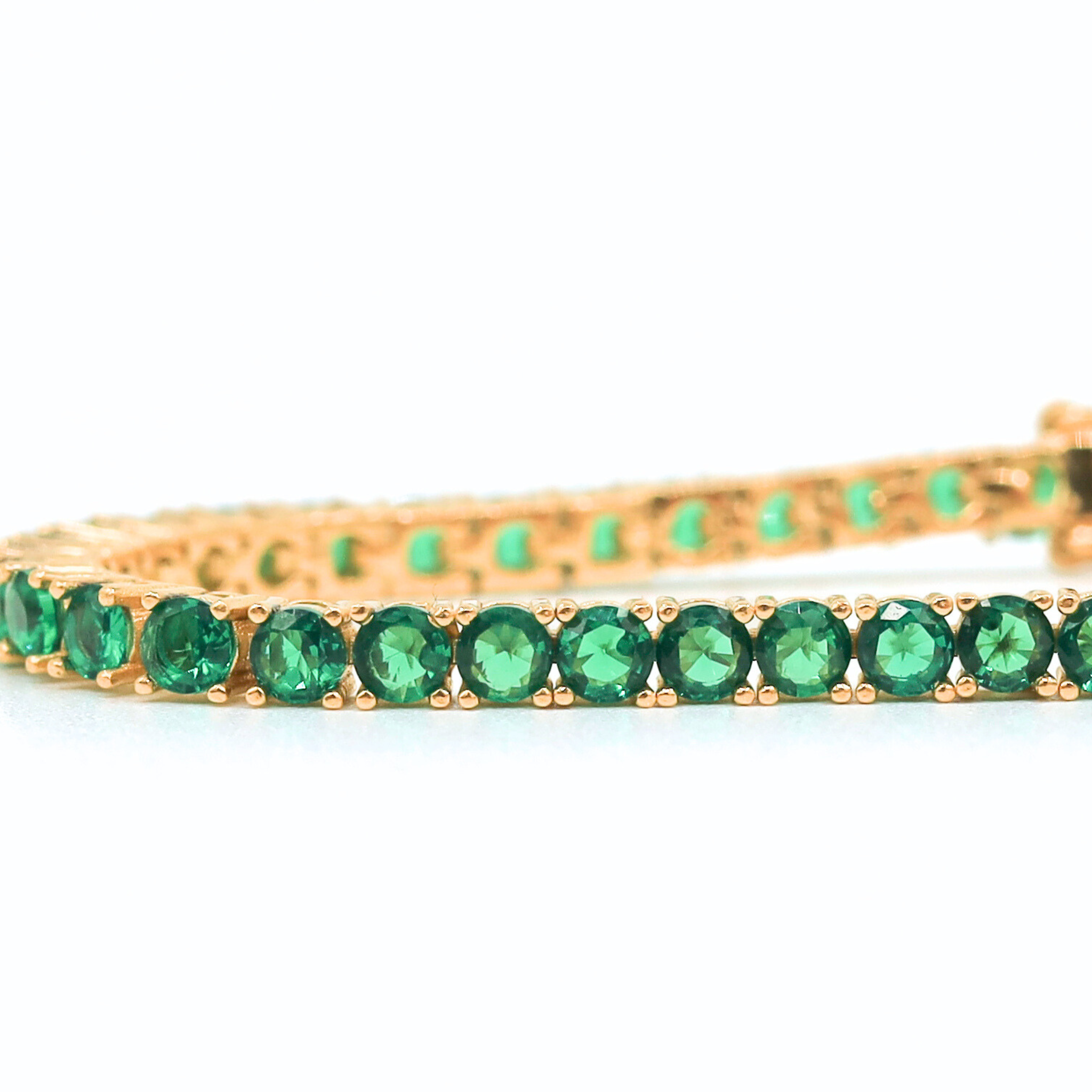 Tennis Bracelet Meriam in Green
