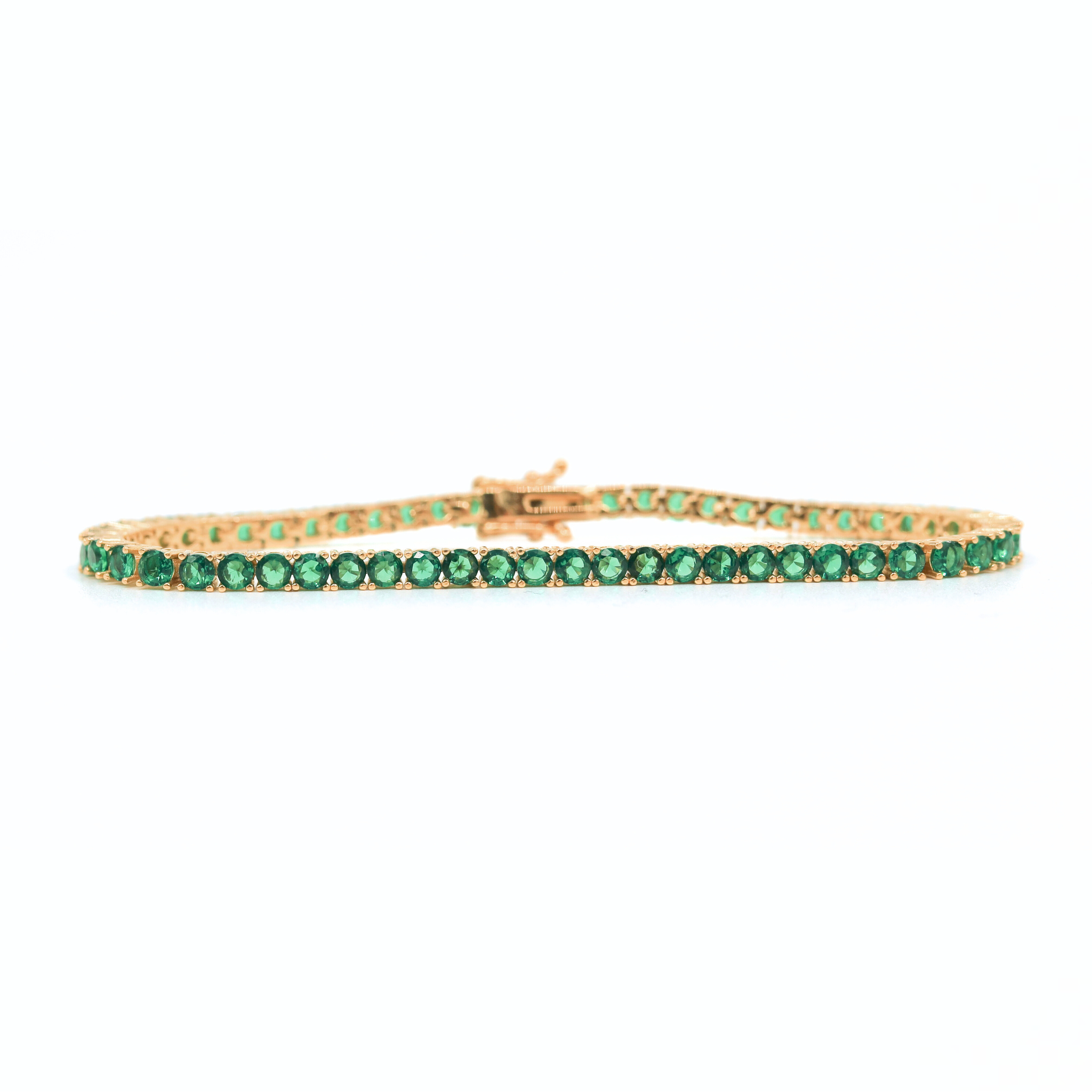 Tennis Bracelet Meriam in Green
