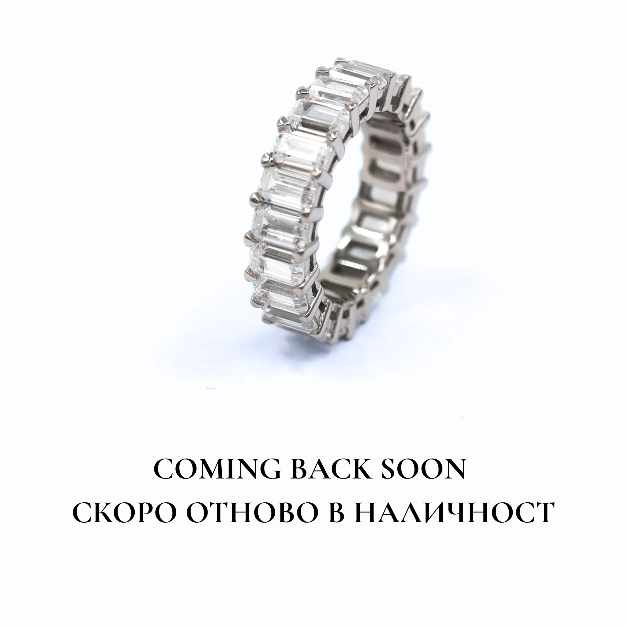 Anillo de plata Crystal Garden