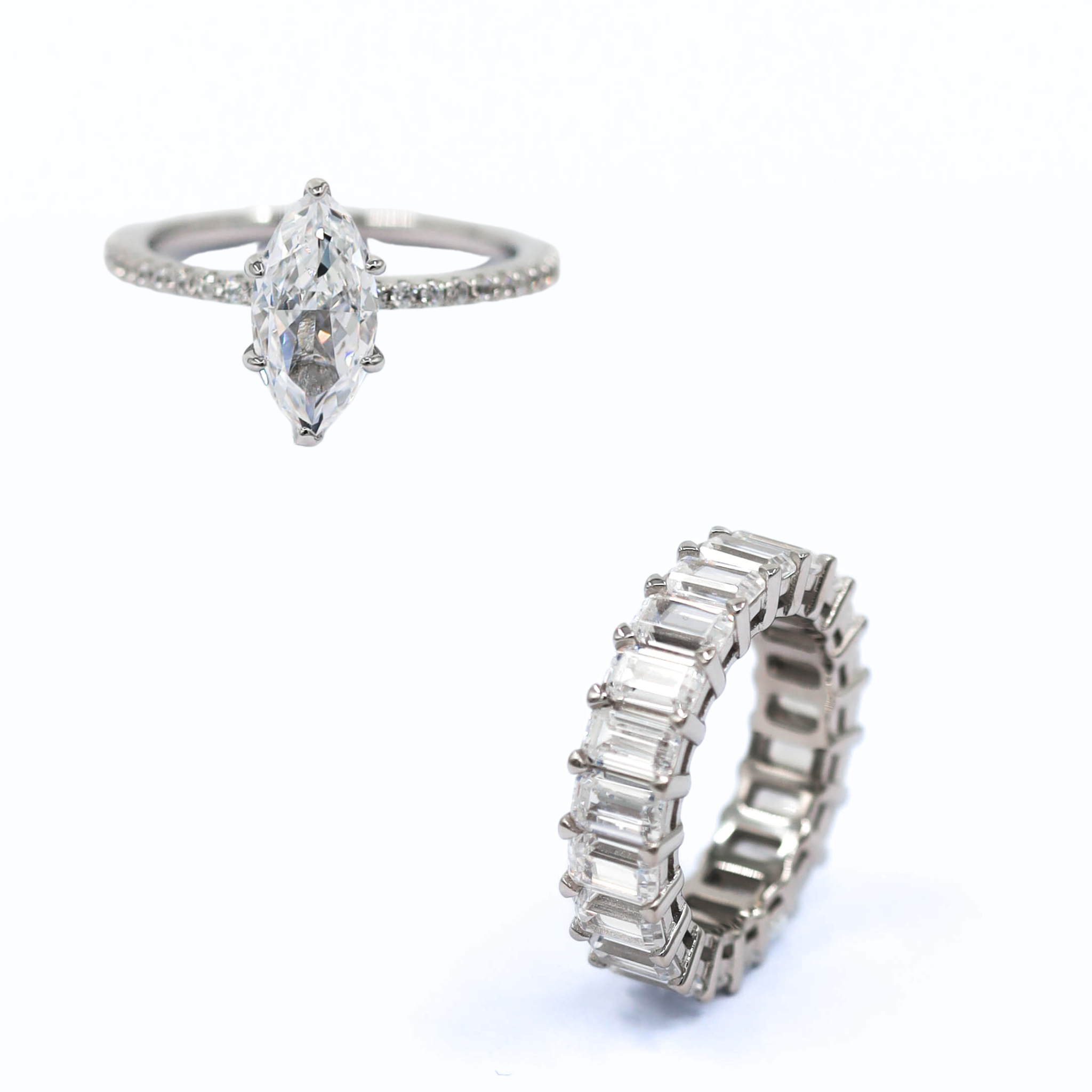 Комплектът Crystal Garden Kapi Marquise