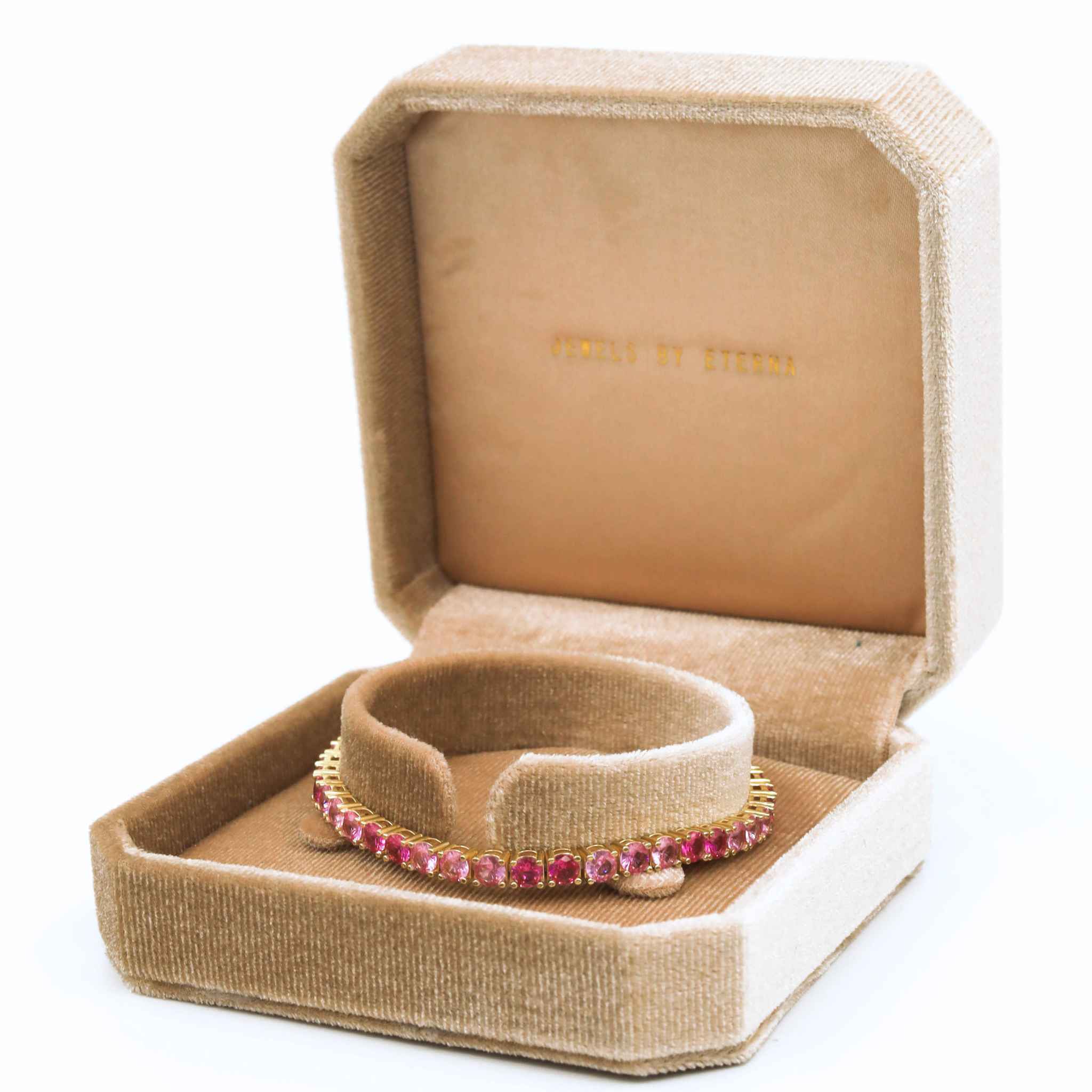 Tennis Bracelet Eterna in Pink