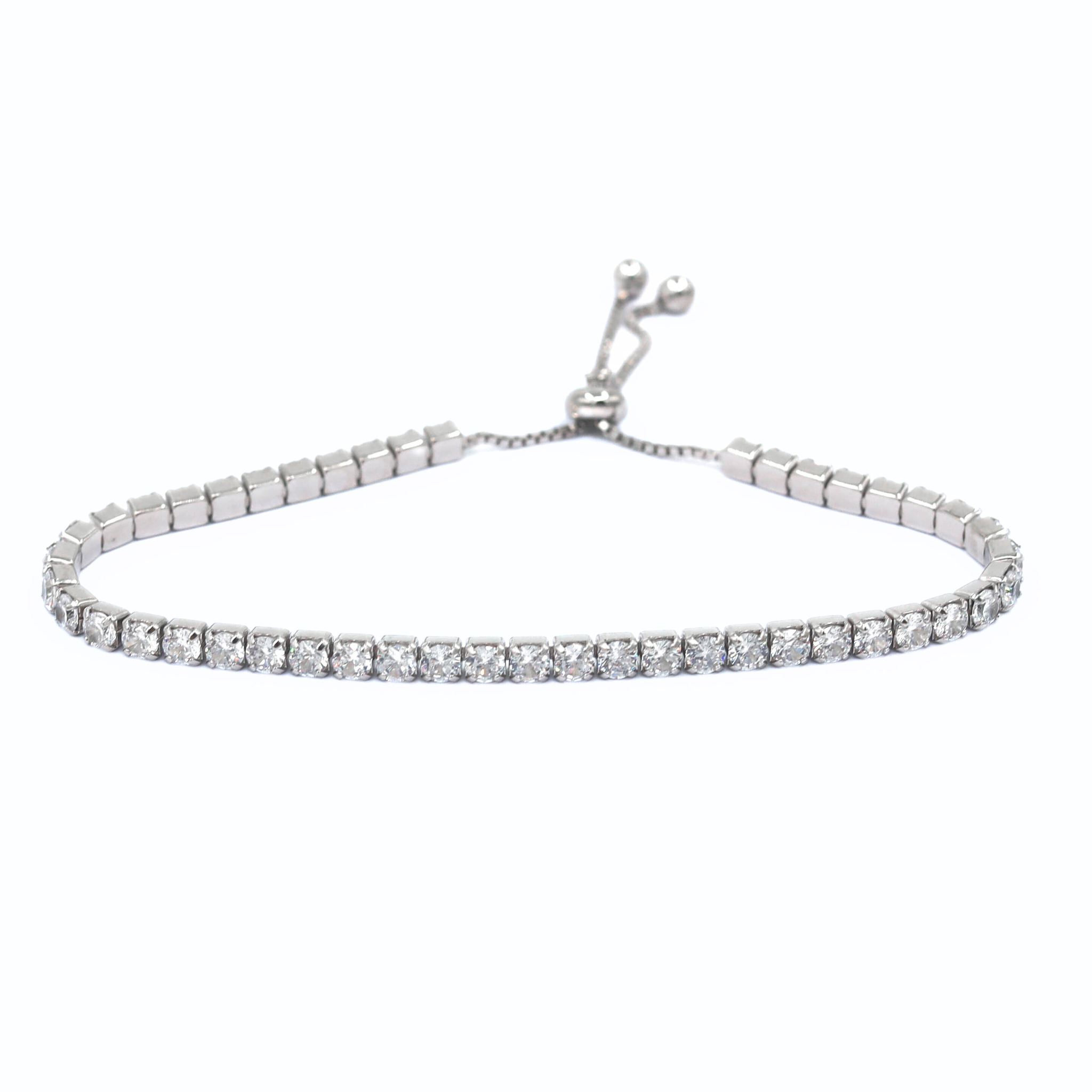 Tennis Bracelet Bijou in Silver