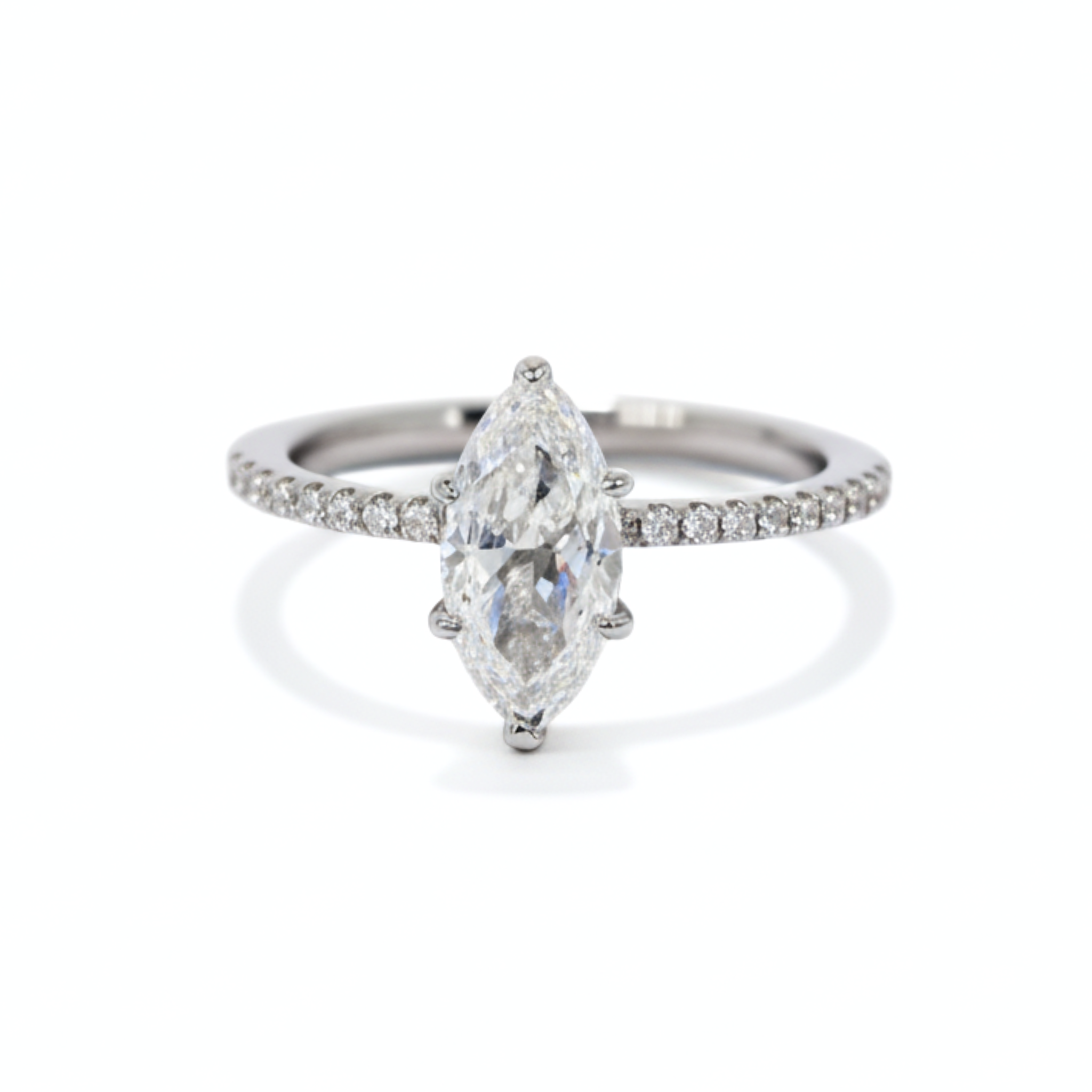 Kapi Marquise Cut Ring In Silver