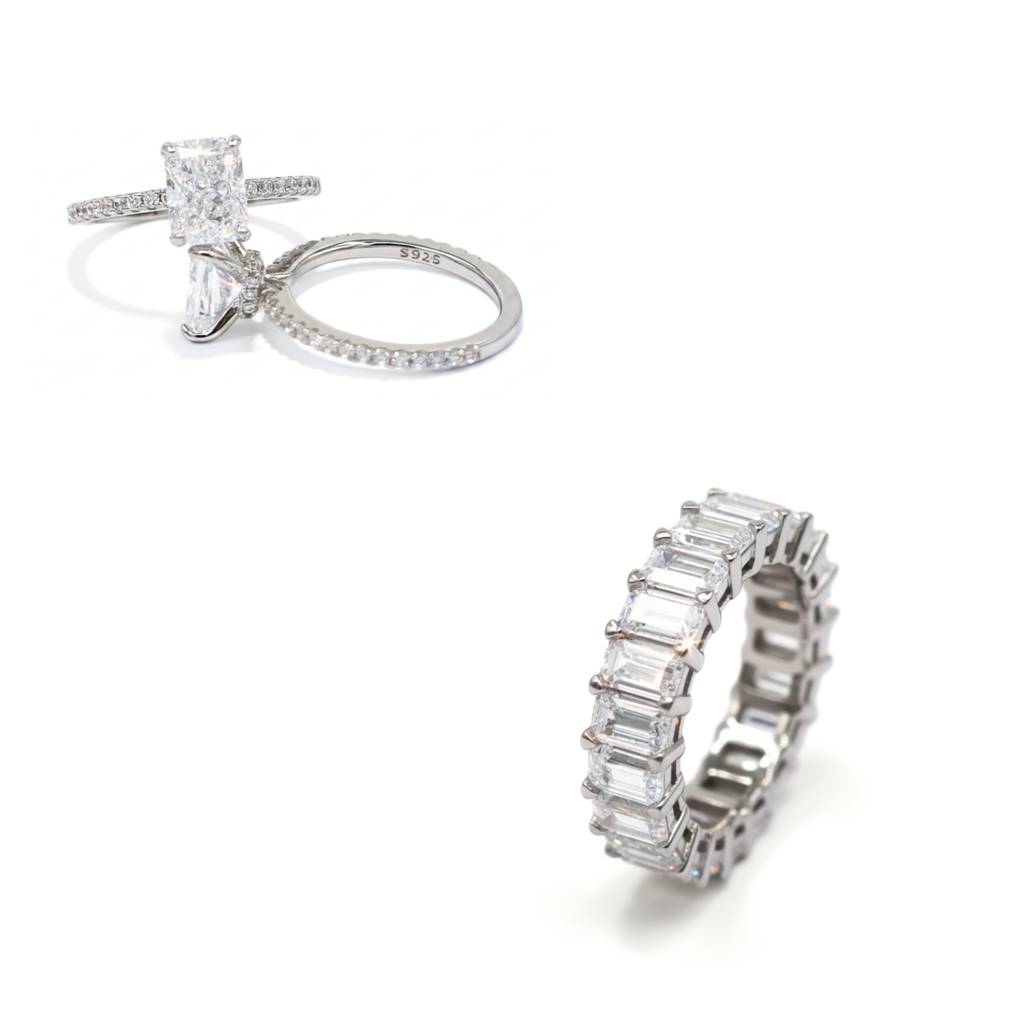 Комплект Kapi Crystal - два пръстена