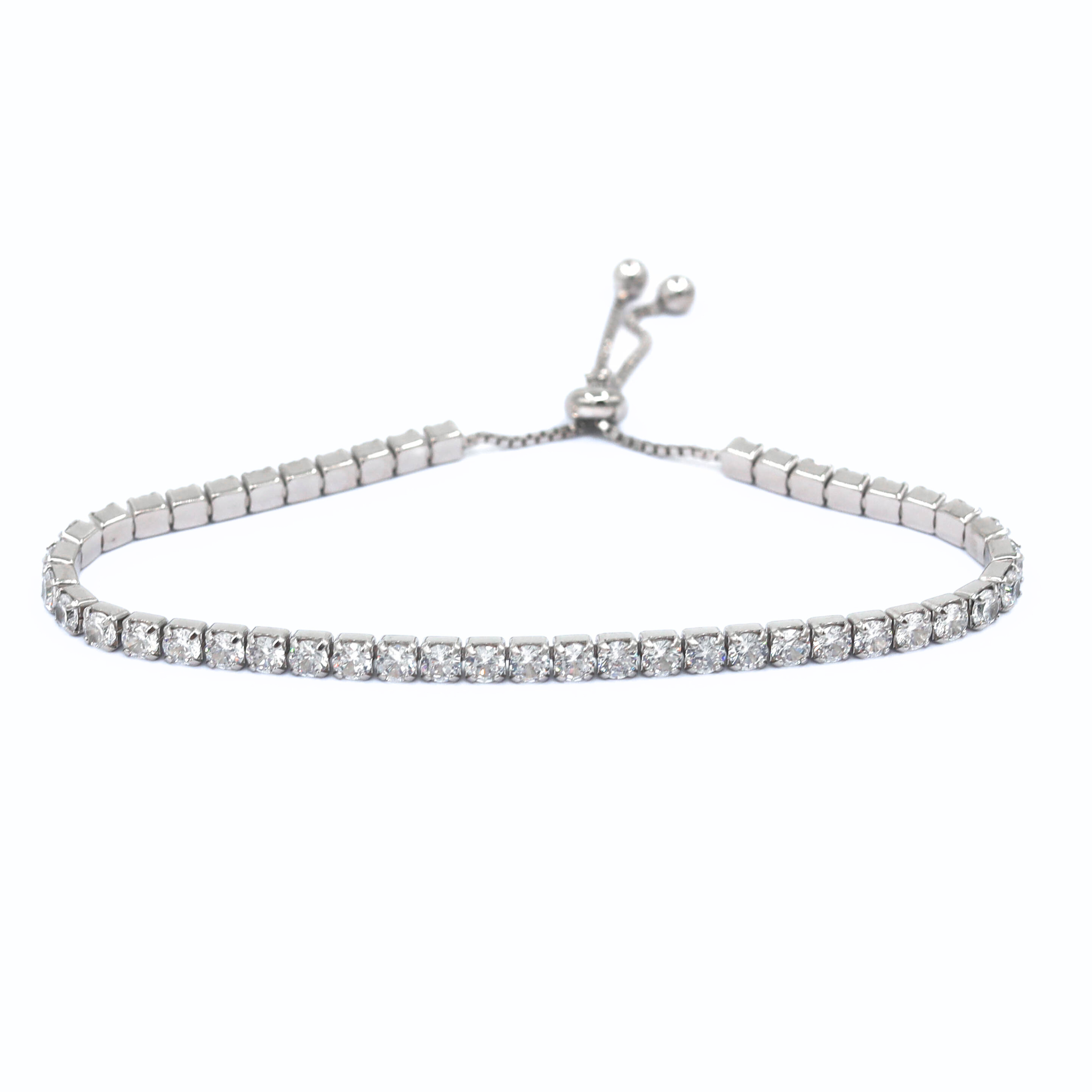 Tennis Bracelet Bijou in Silver