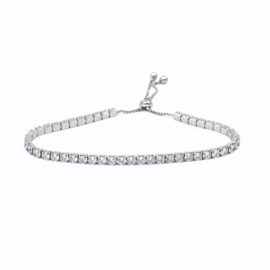 Tennis Bracelet Bijou in Silver