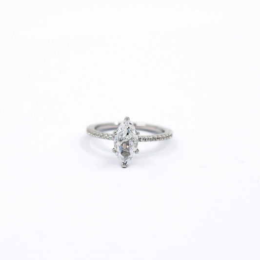 Kapi Marquise Cut Ring In Silver