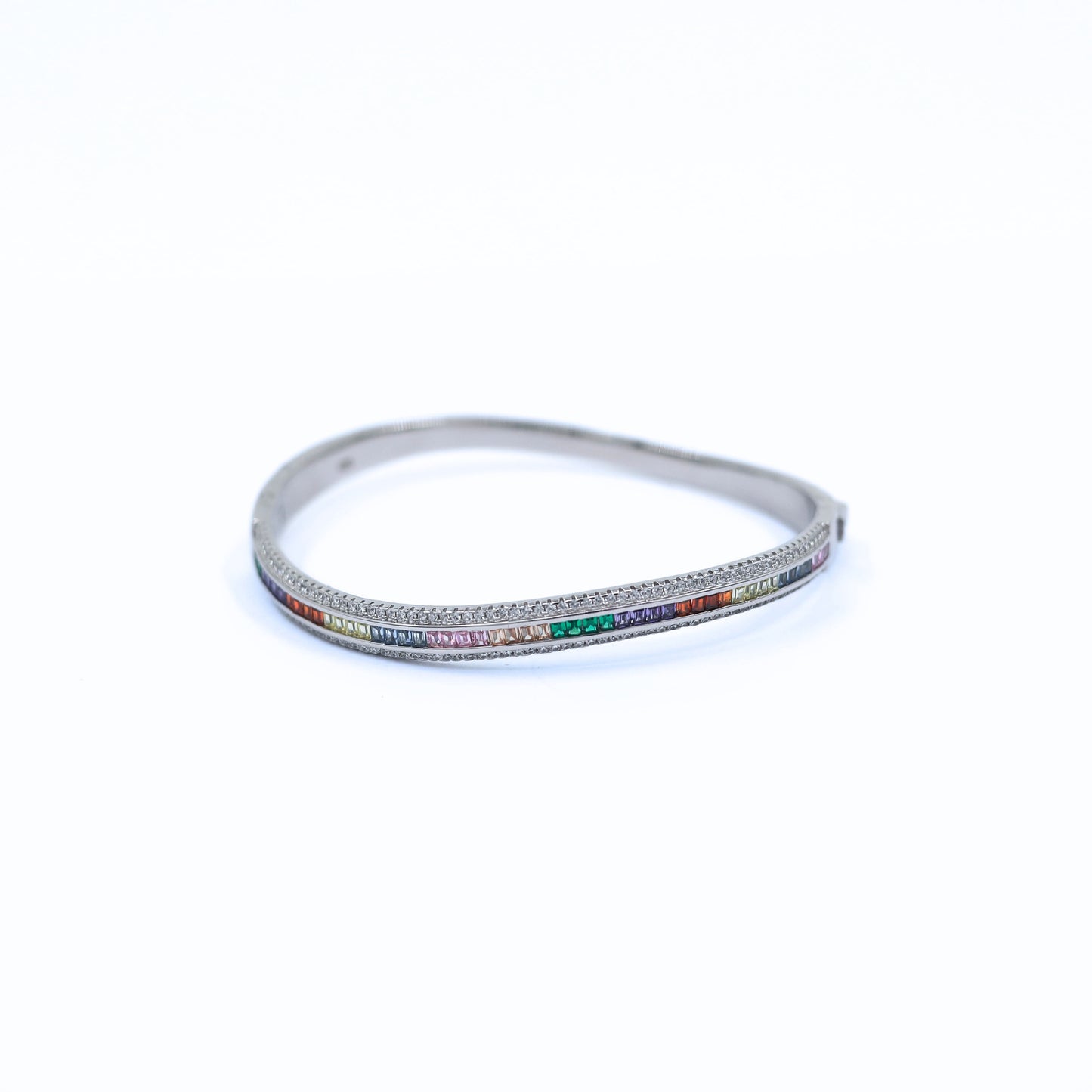 Chroma Bangle in Silver