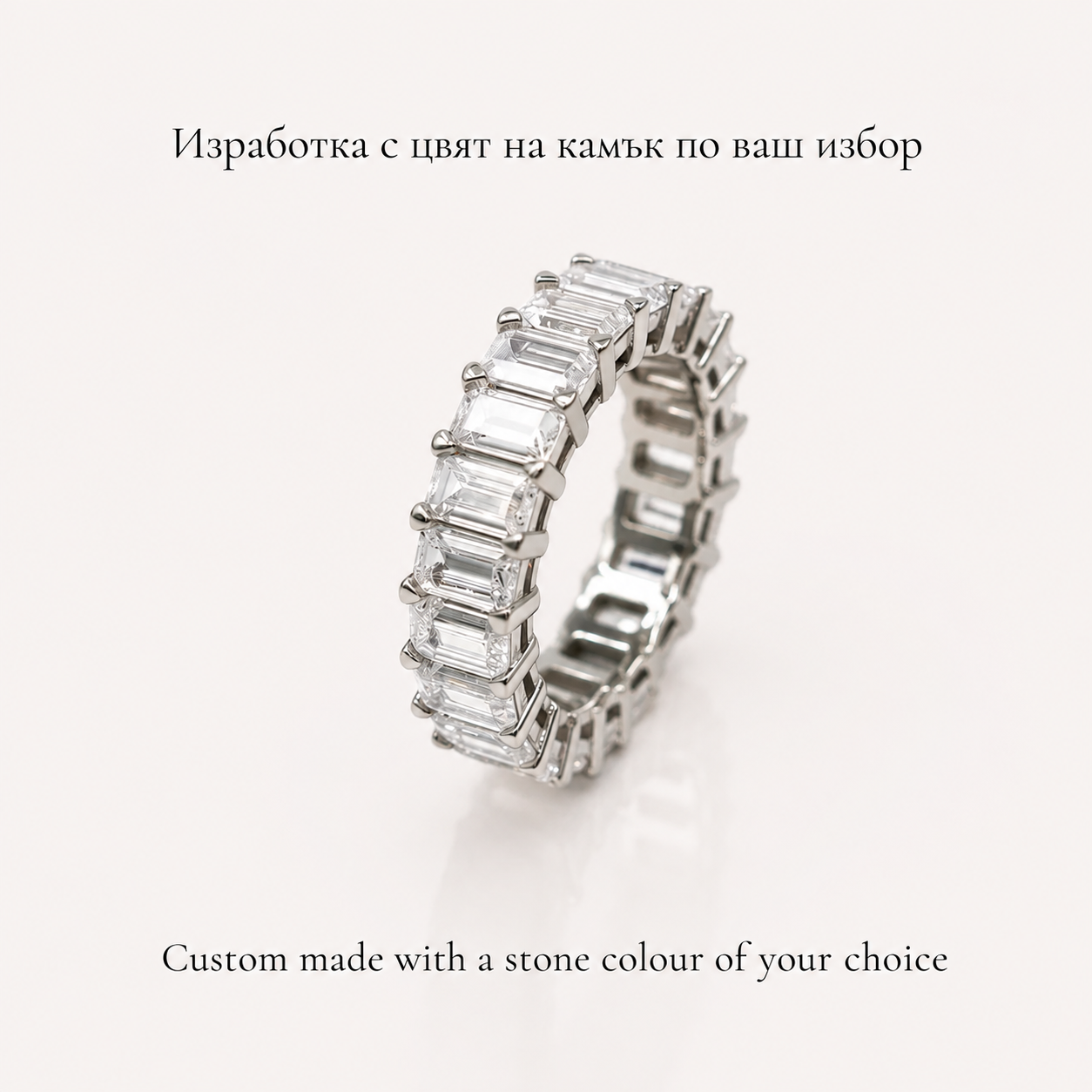Custom made ring Crystal garden