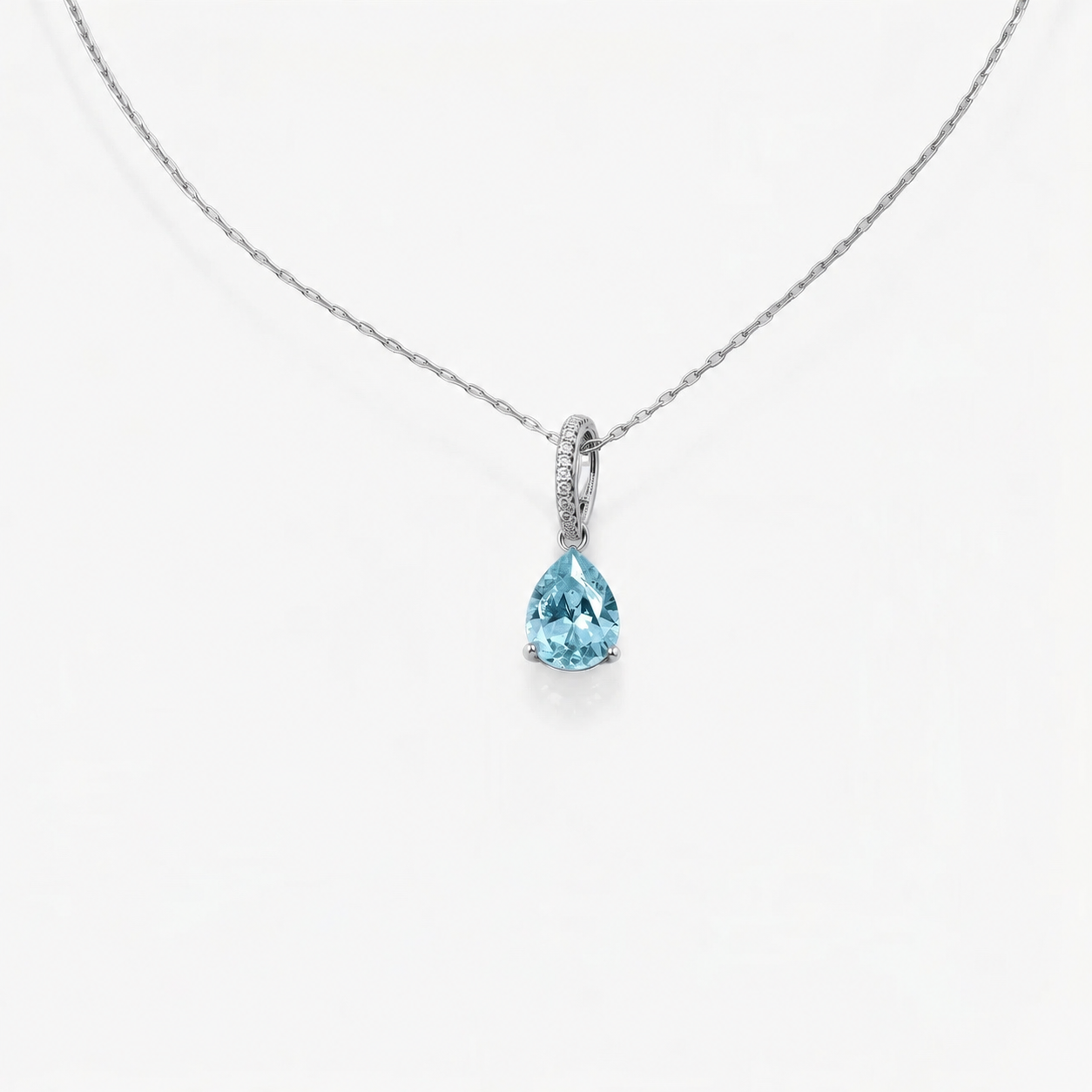 Aqua necklace