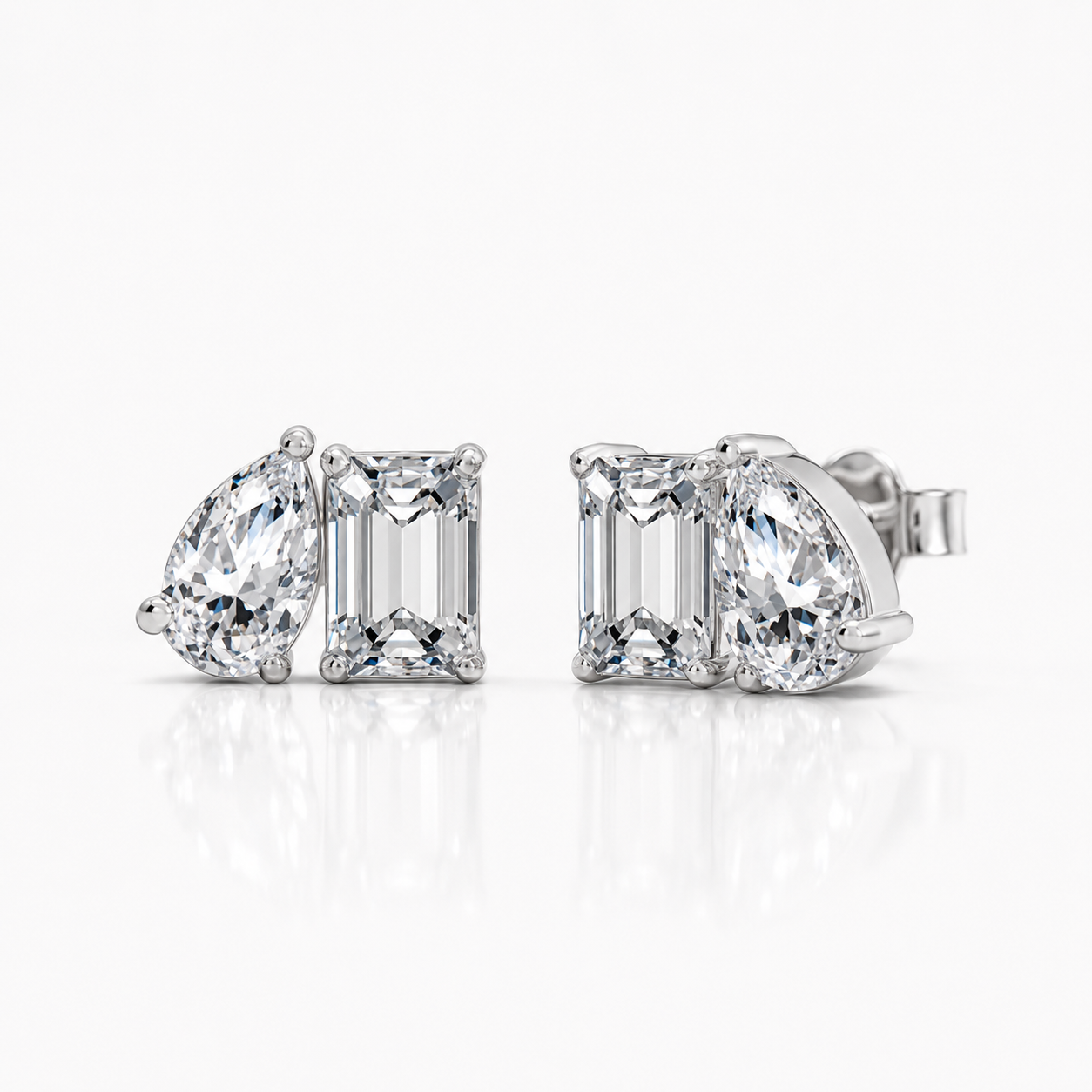 Classic toi et moi earrings