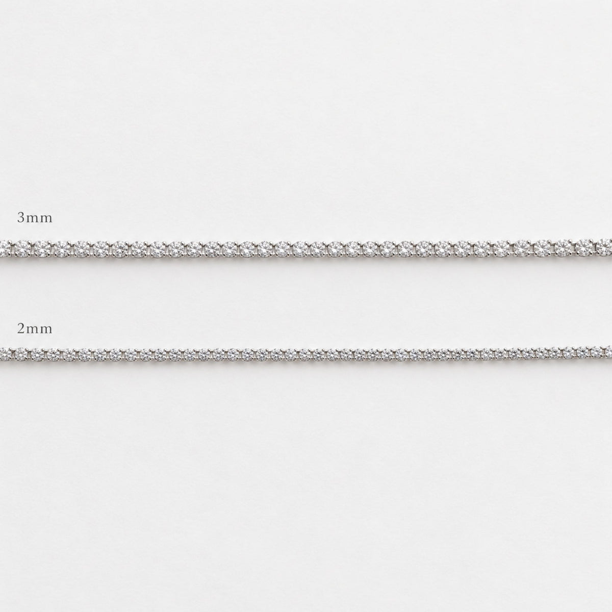 Silver Tennis Necklace