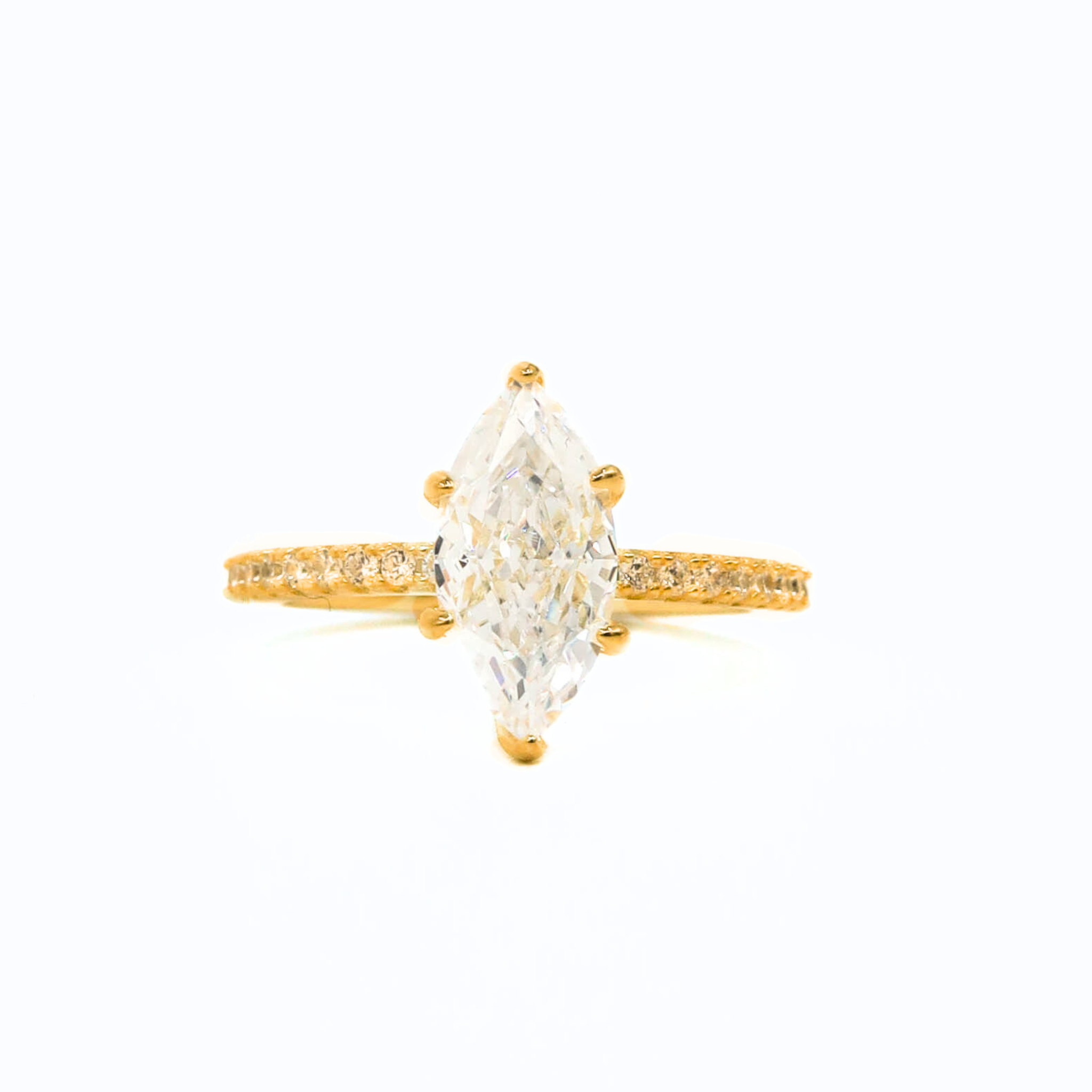 Bague Kapi taille marquise en or