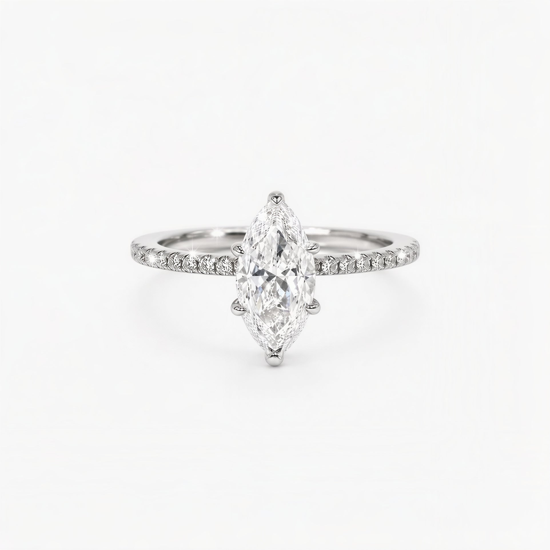 Kapi Marquise Cut Ring In Silver