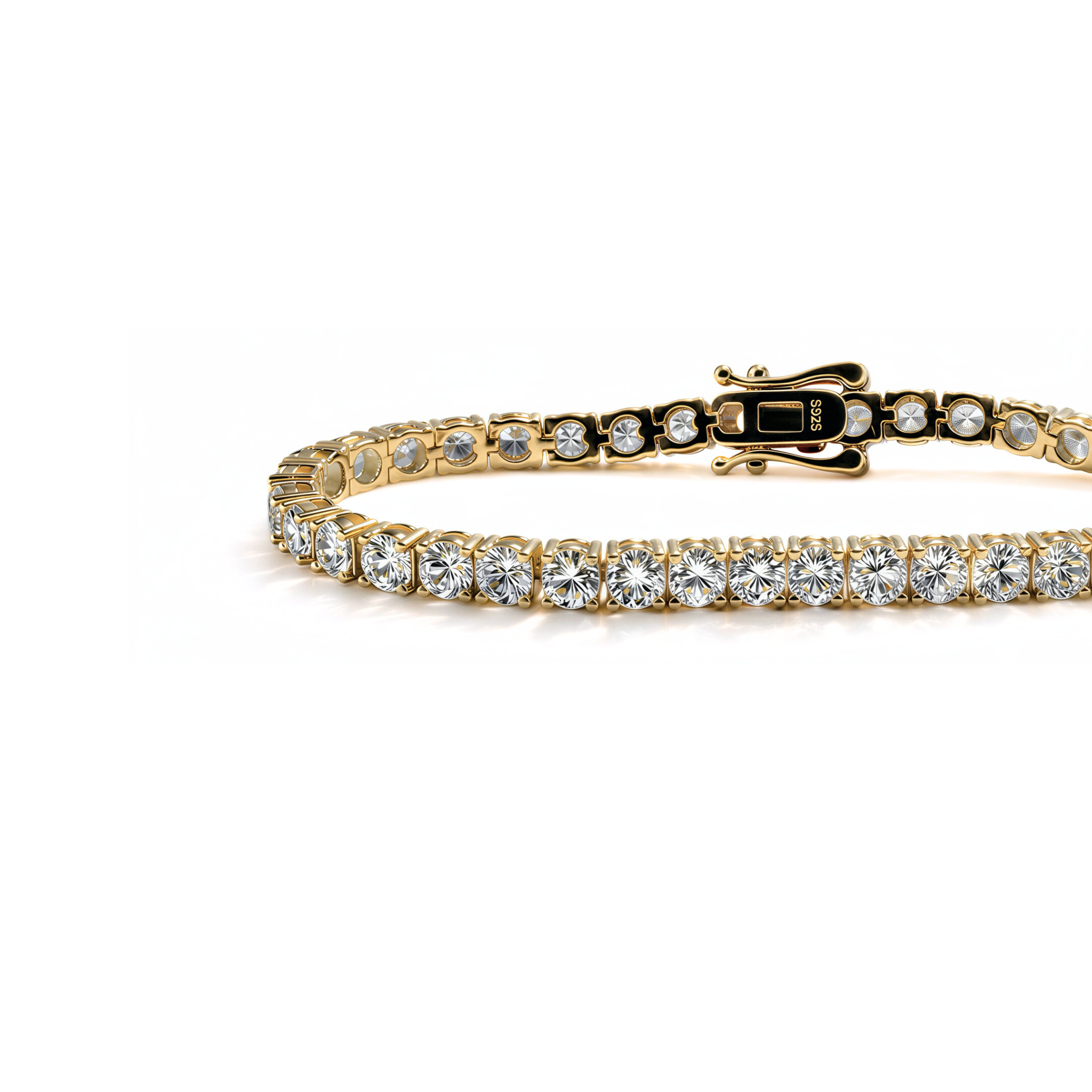 Tennis bracelet Astra in gold