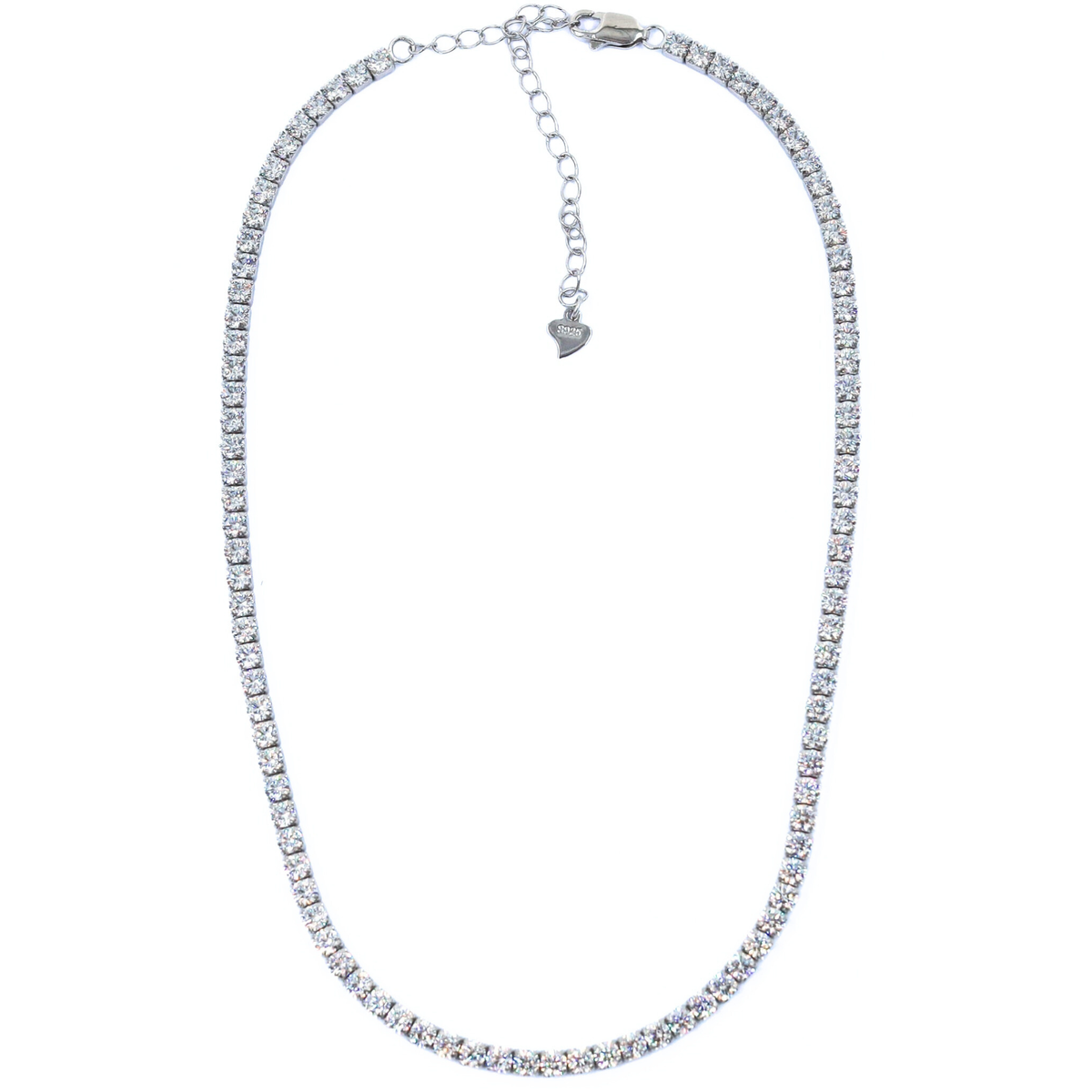 Silver Tennis Necklace - Sterling silver jewelry for every occasion