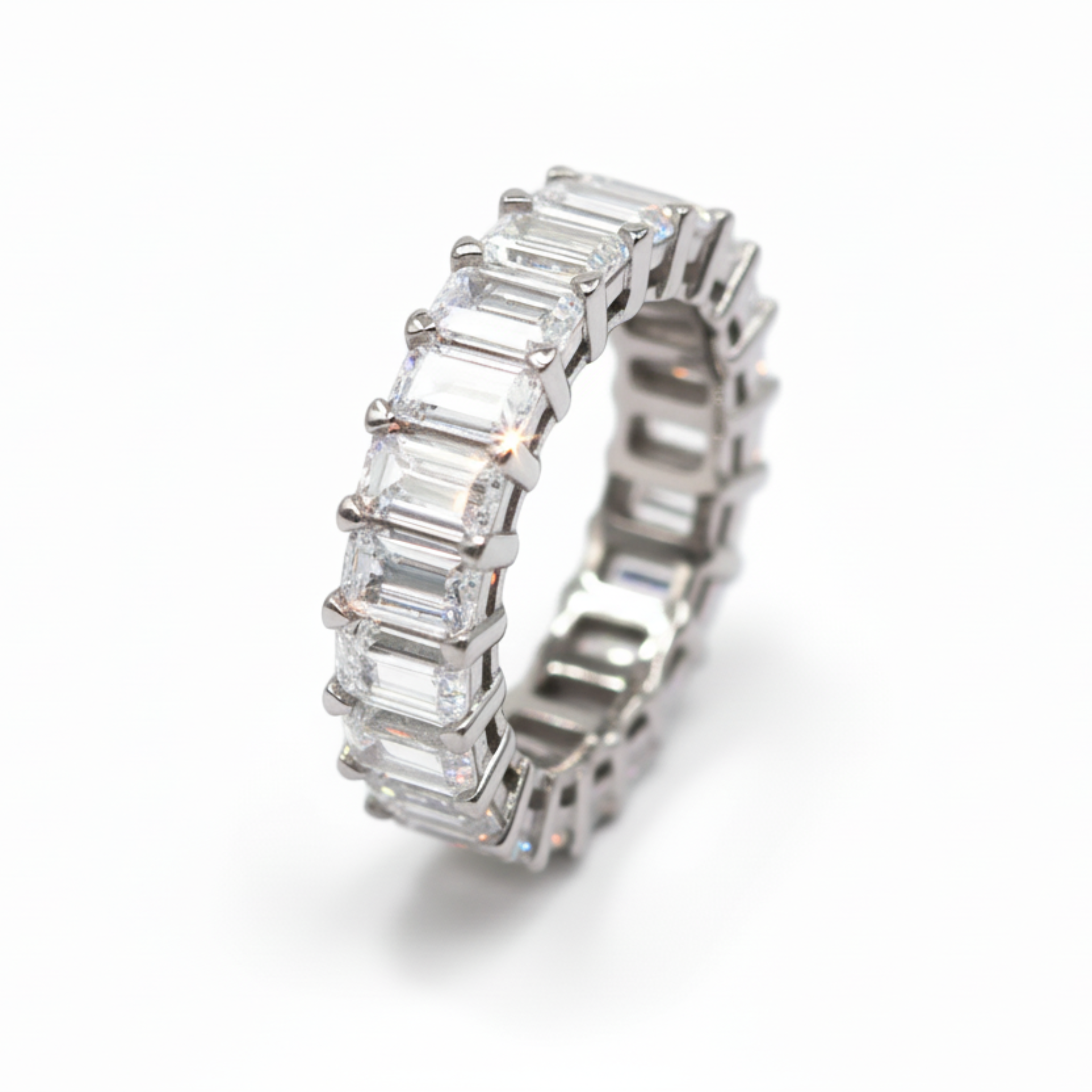 Crystal Garden Silver Ring